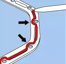 030.790 ELRING Прокладка, масляный поддон